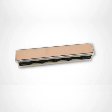 M1/M4 Curved Grip – Gold Overlay/Black Cap – Martinez Tool Co.